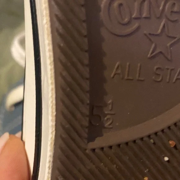 Converse Classic Blue and White High-Tops